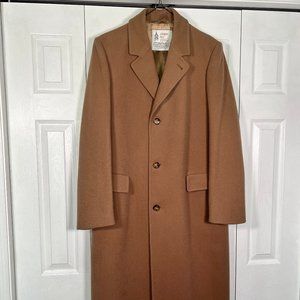 Vintage London Fog 100% Wool Mens Coat, Size 42 Long